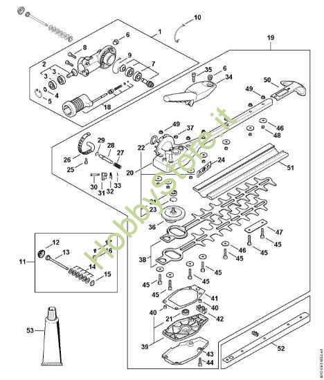 Picture of Riduttore ad angolo di 145° regolabile 250 mm FH-KM 145