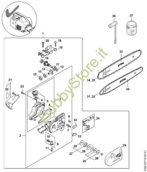 Picture of Riduttore 1/4'' 8Z HT-KM