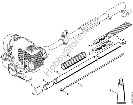 Stelo Attrezzi di applicazione (-KM) HT-KM della marca STIHL