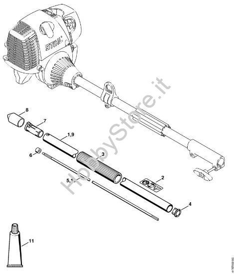 Stelo Attrezzi di applicazione (-KM) SP-KM della marca STIHL