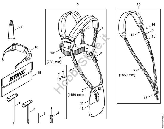 Attrezzi, accessorio a richiesta Motori Kombi (KM) KM 100 R della marca STIHL