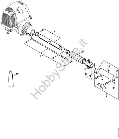 Stelo KM 100 R Motori Kombi (KM) KM 100 R della marca STIHL