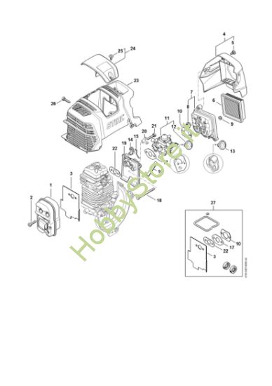 Picture of Silenziatore, filtro aria KM 111 R