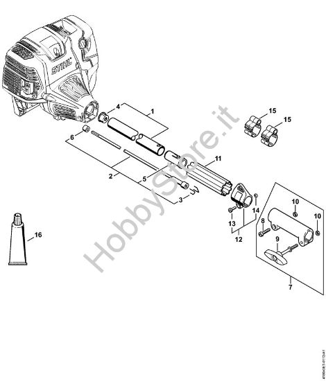 Stelo Motori Kombi (KM) KM 111 R della marca STIHL