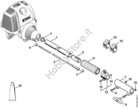 Stelo Motori Kombi (KM) KM 130 della marca STIHL