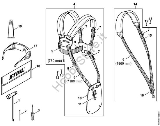 Attrezzi, accessorio a richiesta Motori Kombi (KM) KM 131 R della marca STIHL