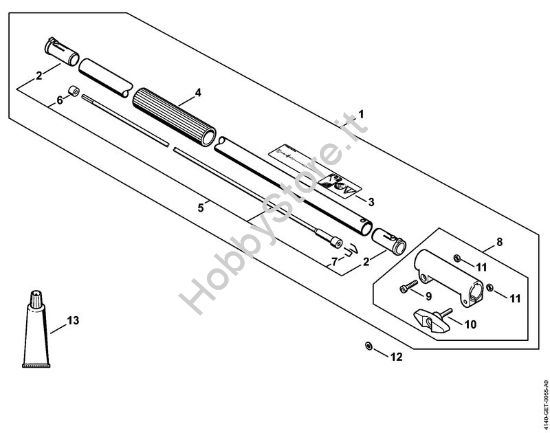 Prolunga dello stelo 1 m HT-KM Motori Kombi (KM) KM 55 R della marca STIHL