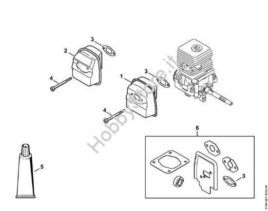 Silenziatore Motori Kombi (KM) KM 55 RC-E della marca STIHL