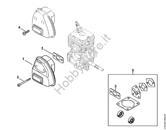 Silenziatore Motori Kombi (KM) KM 56 RC-E della marca STIHL