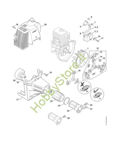 Picture of Impianto di accesione, Frizione KM 85 R