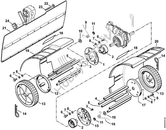 Rimuovi-muschio MF-MM Attrezzi per montaggi multipli (-MM) MF-MM della marca STIHL