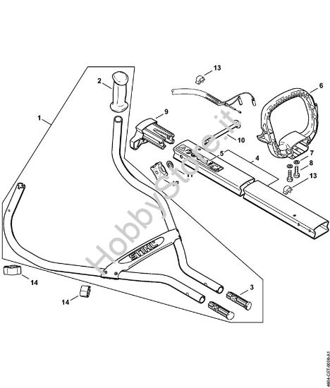 Manico tubolare MultiMotore (MM) MM 56 della marca STIHL