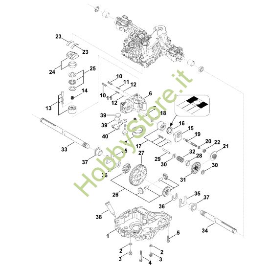 Picture of C - Parte inferiore cambio K46 BM
