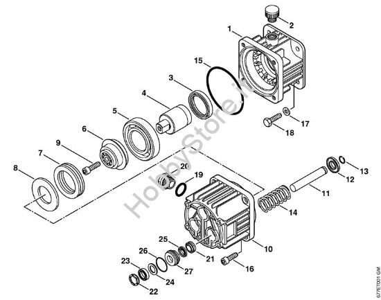 Pompa Idropulitrice a benzina (RB) RB 302 della marca STIHL