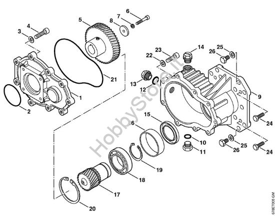Riduttore Idropulitrice a benzina (RB) RB 402 della marca STIHL