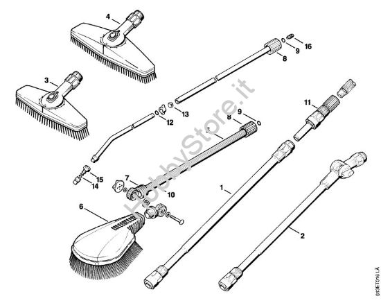 Attrezzi, accessorio a richiesta Idropulitrice elettrica (RE) RB 220 K della marca STIHL