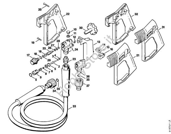 Pistola Idropulitrice elettrica (RE) RB 400 K della marca STIHL