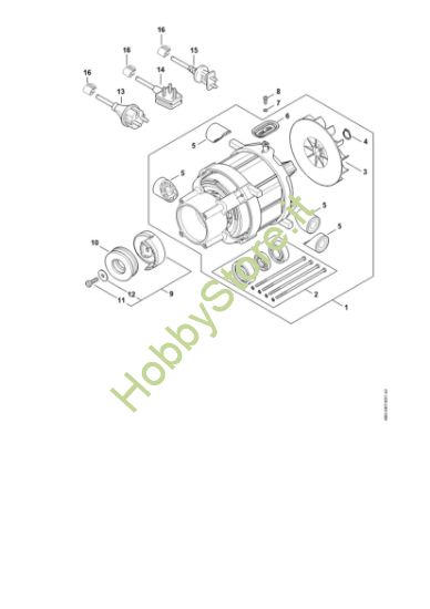 Picture of Elettromotore, Cavo di collegamento RE 100