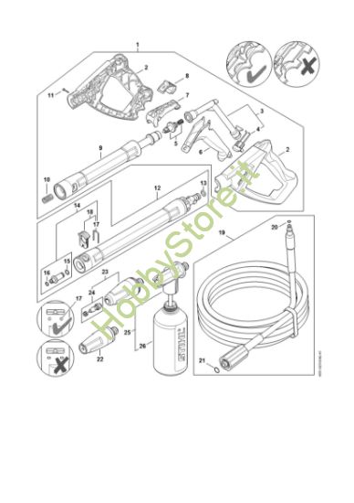 Picture of Pistola, tubo nebulizzatore RE 100