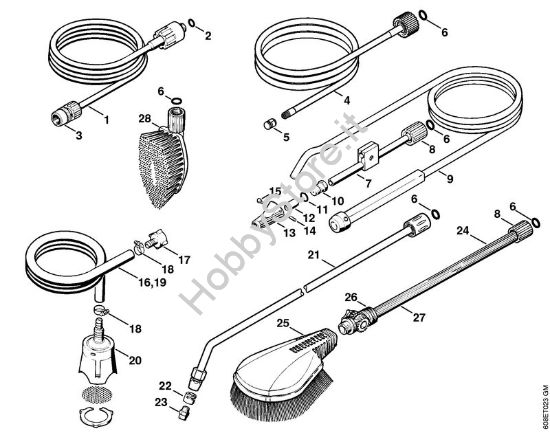 Attrezzi, accessorio a richiesta Idropulitrice elettrica (RE) RE 101 K della marca STIHL