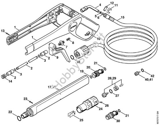 Pistola, tubo nebulizzatore Idropulitrice elettrica (RE) RE 102 KM della marca STIHL