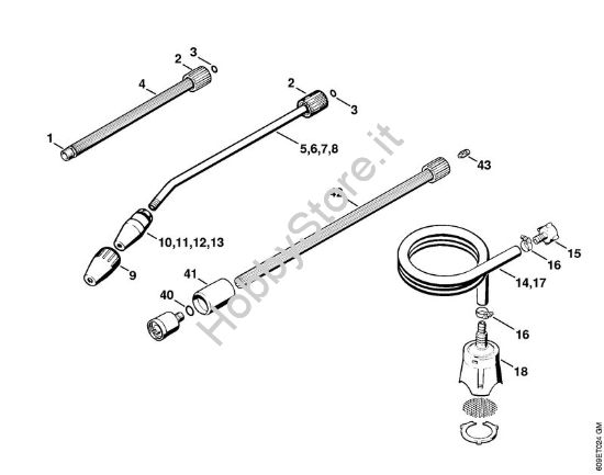 Attrezzi, accessorio a richiesta Idropulitrice elettrica (RE) RE 104 K della marca STIHL