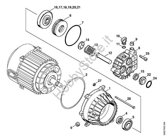 Pompa Idropulitrice elettrica (RE) RE 104 K della marca STIHL