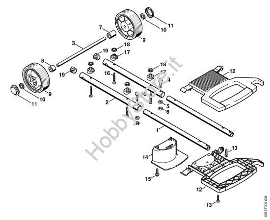 Carrello Idropulitrice elettrica (RE) RE 104 KM della marca STIHL