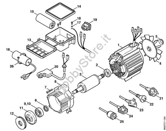 Elettromotore Idropulitrice elettrica (RE) RE 106 K della marca STIHL