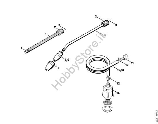 Attrezzi, accessorio a richiesta Idropulitrice elettrica (RE) RE 106 KM della marca STIHL