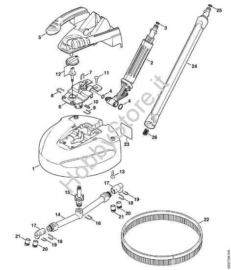 Appliciazioni pulitrice per superfici RA 101 Idropulitrice elettrica (RE) RE 107 della marca STIHL
