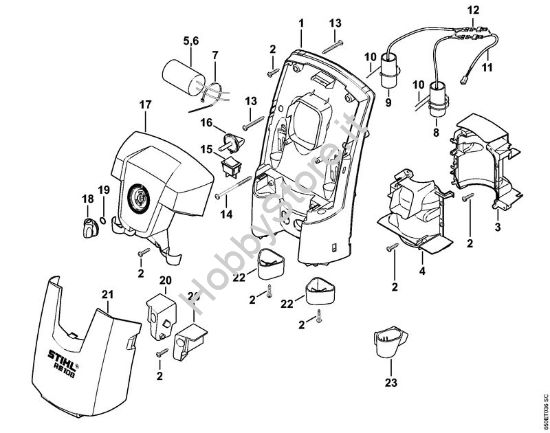 Cappottatura Idropulitrice elettrica (RE) RE 108 della marca STIHL