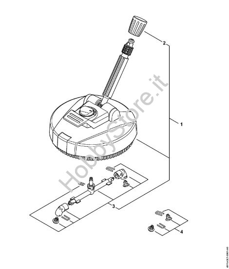 Appliciazioni pulitrice per superfici RA 82    06/2019 Idropulitrice elettrica (RE) RE 110 della marca STIHL