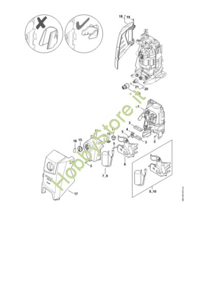 Picture of Condotto aria, Cappottatura, Scatola interruttore RE 110