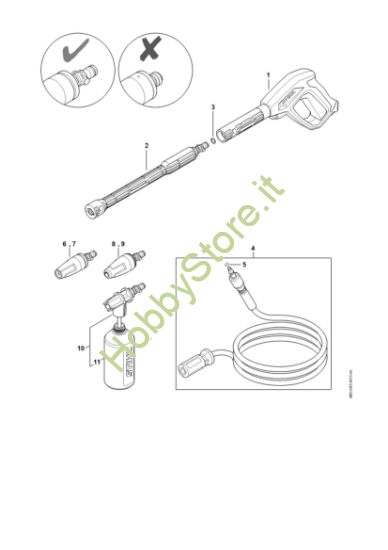 Picture of Pistola, tubo nebulizzatore RE 110