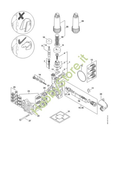 Picture of Pompa, blocco valvole RE 110