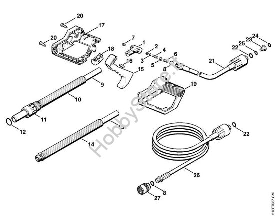 Pistola Idropulitrice elettrica (RE) RE 110 K della marca STIHL