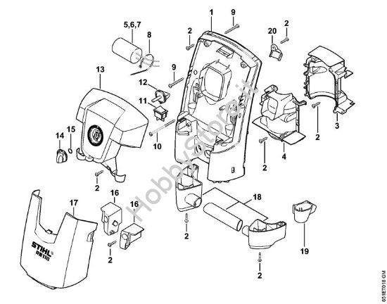 Cappottatura RE 118 Idropulitrice elettrica (RE) RE 118 della marca STIHL