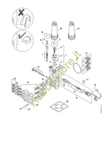 Picture of Pompa, blocco valvole RE 120