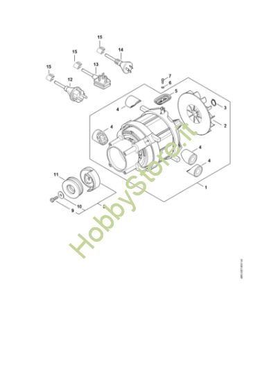 Picture of Elettromotore, Cavo di collegamento RE 120 PLUS