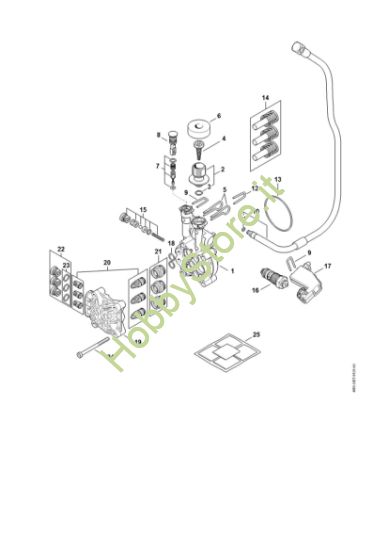 Picture of Pompa, blocco valvole RE 120 PLUS