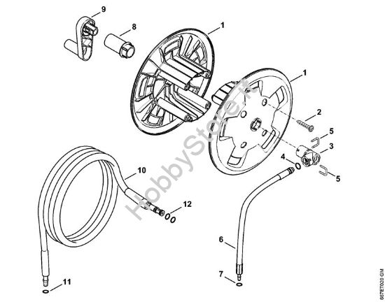 Tamburo avvolgi-flessibile RE 127 PLUS Idropulitrice elettrica (RE) RE 127 PLUS della marca STIHL