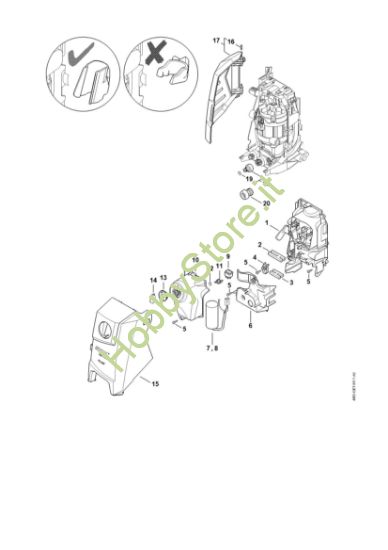 Picture of Condotto aria, Cappottatura, Scatola interruttore RE 130 PLUS