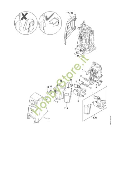 Picture of Condotto aria, Cappottatura, Scatola interruttore RE 130 PLUS