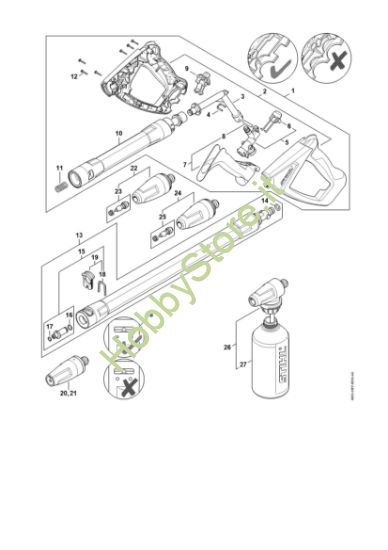 Picture of Pistola, tubo nebulizzatore RE 130 PLUS