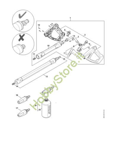 Picture of Pistola, tubo nebulizzatore RE 130 PLUS