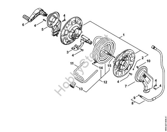 Tamburo avvolgi-flessibile Idropulitrice elettrica (RE) RE 130 PLUS della marca STIHL