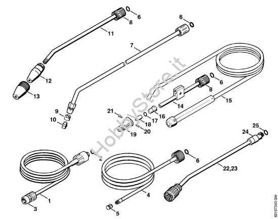 Accessori Idropulitrice elettrica (RE) RE 140 K della marca STIHL