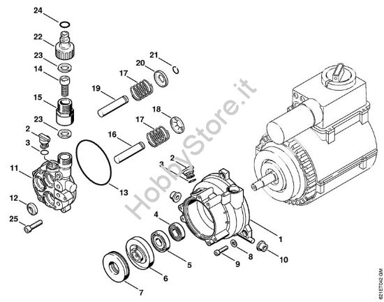 Pompa RE 140 K Idropulitrice elettrica (RE) RE 140 K della marca STIHL