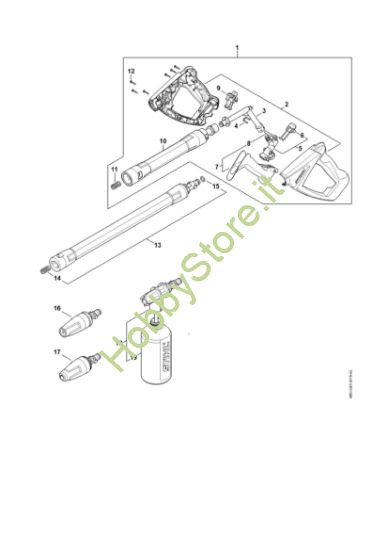Picture of Pistola, tubo nebulizzatore RE 140 PLUS